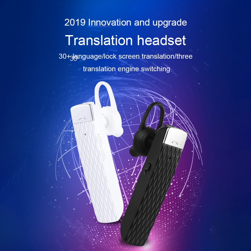 Wireless Headset Real-time Translation Support 33 Languages Bluetooth T2 Portable Smart Translator Headphone