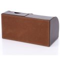 7 Storage Compartments PU Leather Stationery Holders Office Desk Organizer Collection Business Card Pen Pencil Holder