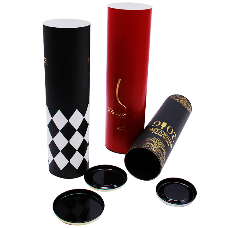 Red wine packaging paper box