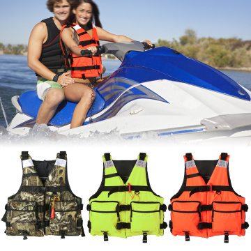 Kayak Life Vest Reflective Life Jacket for Kayaking Fishing Boat Sailing Floatation Life Safety Waistcoat Water Sport