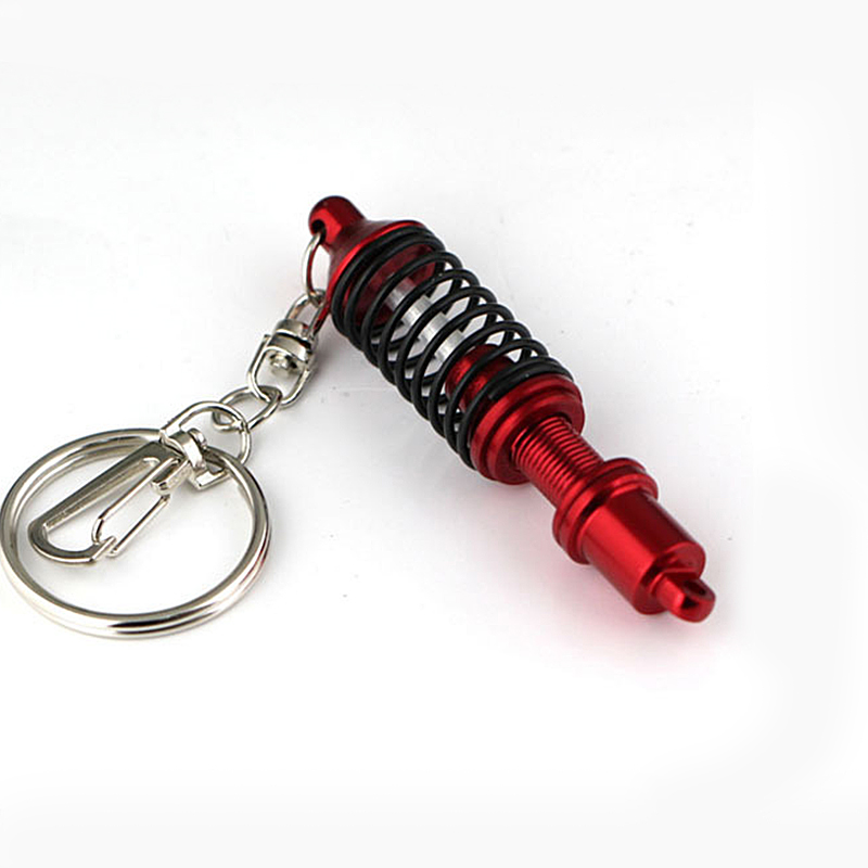 Car Auto Tuning Parts Key Chain Shock Absorber Keychain Keyring Spring Shock Absorber F-Best