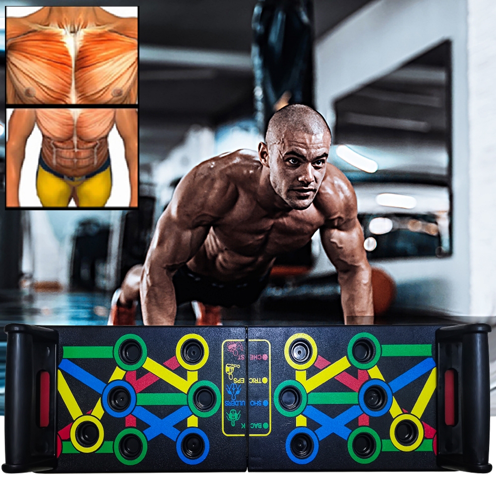Push-up Board Abdominales Bar Multi-Function Fitness Home Gym Chest Muscle Grip Training and Exercise Equipment Push Up Stand