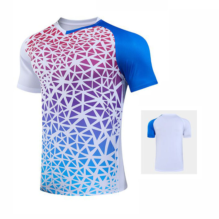 Tennis shirts Female Male , Girl Table Tennis Kit uniforms , Polyester Badminton T Shirt , PingPong Clothes Team Game Jerseys