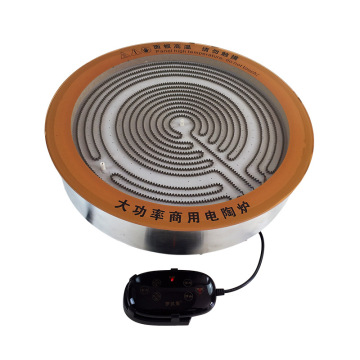 5000w Big Power Radiant Cooker Single Hotpot flushbonading Wire Control Electric TaoLu Ceramic Furnace Cooktop Commercial Cooker