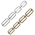 20PCS Metal Adjustable Square Ring Buckles Garment Belt DIY Needlework Luggage Sewing Handmade Bag Purse Buttons