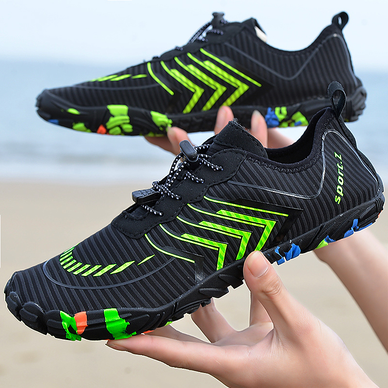 Water Shoes Men Summer Breathable Aqua Shoes Rubber Upstream Shoes Woman Beach Sandals Diving Swimming Socks Tenis Masculino
