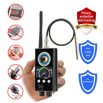 Proker IR Laser RF Detector T9000 Anti Spy Cam Hidden Camera Scanner WiFi Signal GPS GSM Radio Phone Tracker Finder Private