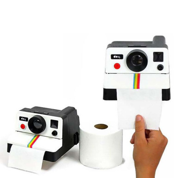 Vintage Camera Toilet Paper Roll Holder Wall Mount Tissue Box Rolling Paper Rack for Kitchen Bathroom Decoration Organizer