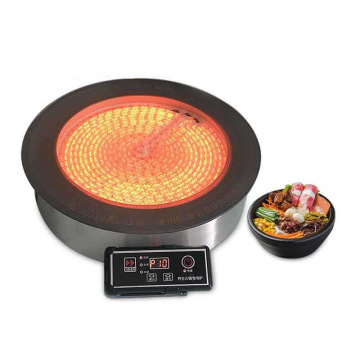 3000W Embedded Radiant Cooker Commercial Single Wire control Hotpot Cooker Electric Ceramic Cooktop Hot Pot Cooking Machine