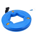 Portable 45 Meter Fiberglass Fish Tape Fishing Tool Reel Puller Conduit Duct Rodder Pulling Wire Cable Fish Tape Brand new