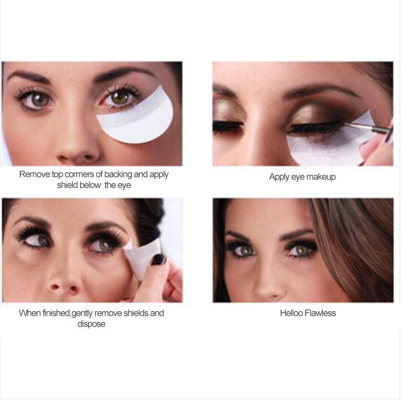 25 Pairs Eyelash Extensions Pads Under Eye Lash Gel Lint Free Pad Disposable Eyeshadow Pad Multifunction Beauty Eye Make Up