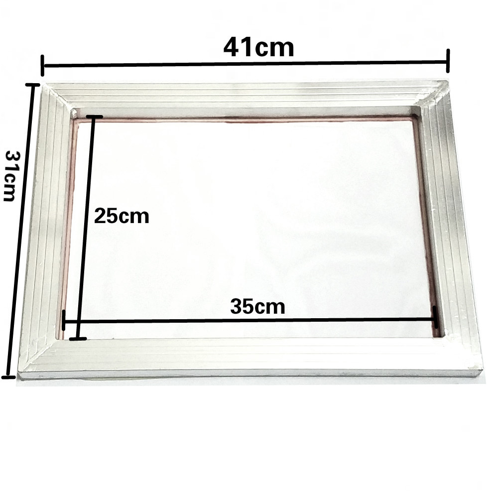 1Pc Screen Printing Aluminium Frame Stretched 41cm*51cm With White 32T-120T Silk Print Polyester Mesh for Printed Circuit Boards