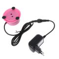 1PC Fish Tank Mini Colorful Submersible Light 12 LEDs Air Curtain Bubbles Aquarium Accessories EU Plug New Drop ship