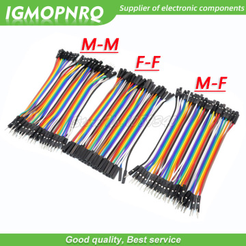 40 / 120pcs 40PIN 10CM Dupont Line Male to Male + Female and Female to Female Jumper Dupont Wire Cable For Arduino DIY KIT