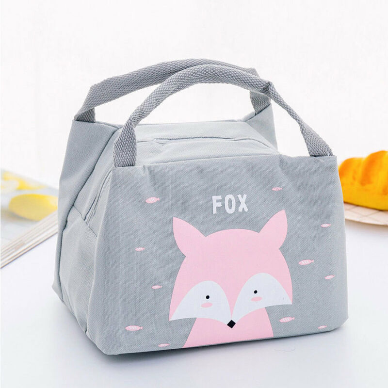 Girl Kids Children Portable Insulated Thermal Food Picnic Lunch Bag Box Women Cartoon Bags Pouch Lunch Bags