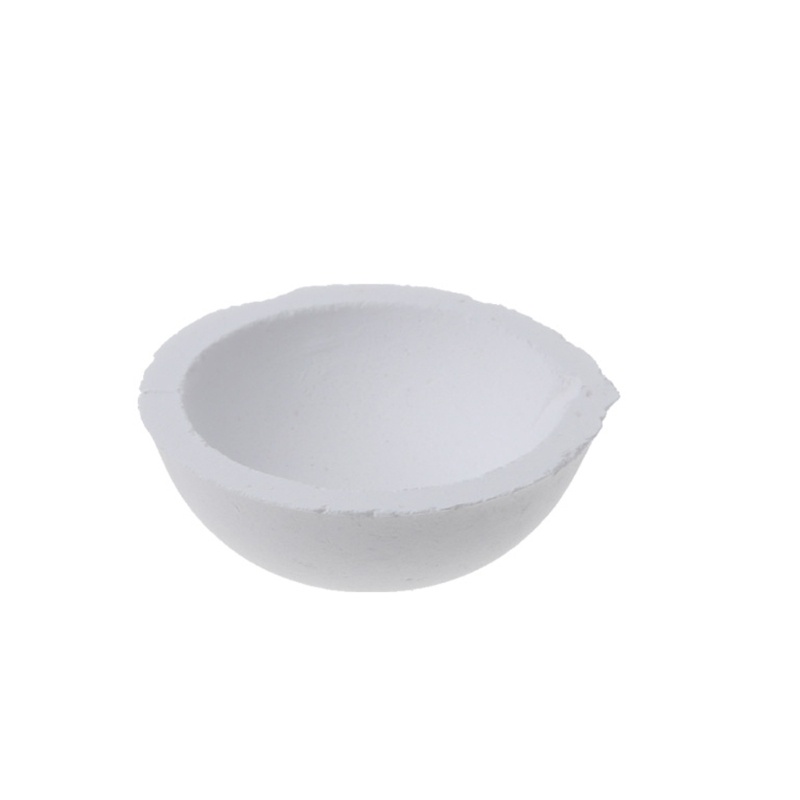 2Pcs Jewelry Mini Melt Quartz Ceramic Crucible Bowls for Melting Casting Gold Silver Copper With Stainless Steel Tongs