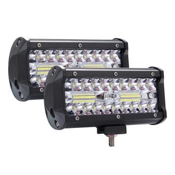 400W LED Bar offroad 3 Rows 7inch 40000LM 6000K Work Light Bar High Bright Driving Lamp for Offroad Boat Car Tractor Truck