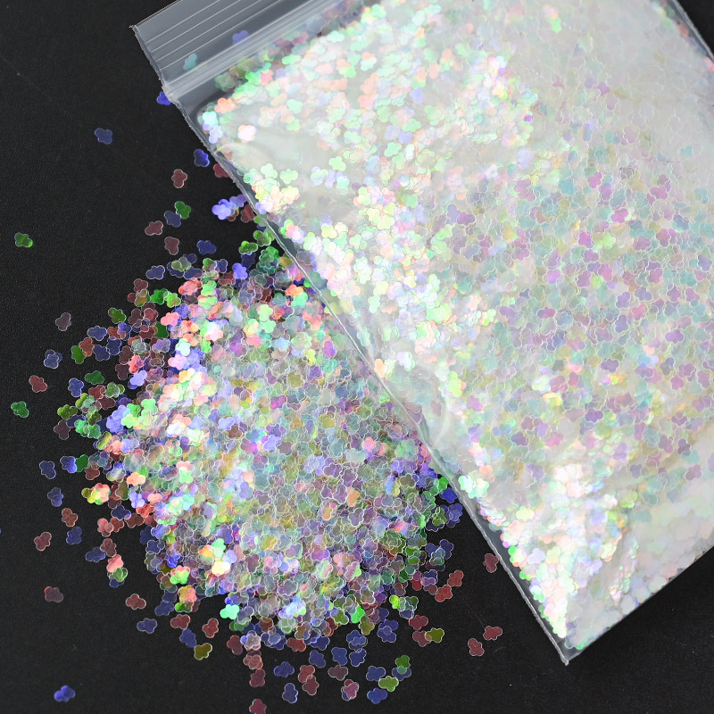 50g Holographic Nail Sequins Iridescent Mermaid Flake Colorful Glitter Manicure Nail Design Make Up DIY Decal Body Glitter CPD57