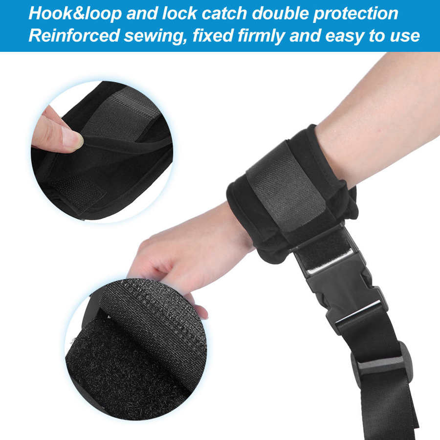 Adjustable Patients Limbs Restraint Strap Wrist Ankle Fixation Belt for Elderly Hands And Feet Constraints Strap