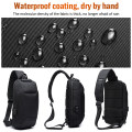 OZUKO New Multifunction USB Shoulder Crossbody Fashion Pack Men Anti-Theft Messenger Bags Male Waterproof Travel Chest Bag