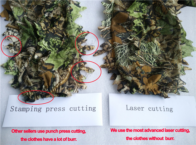 Hunting clothes New 3D maple leaf Bionic Ghillie Suits Yowie sniper birdwatch airsoft Camouflage Clothing jacket and pants