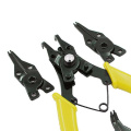 4 in 1 Circlip Snap Ring Plier Four Headed Pliers Fastener Shaft Used Spring Disassembly Puller Springs Multitool Pliers Set