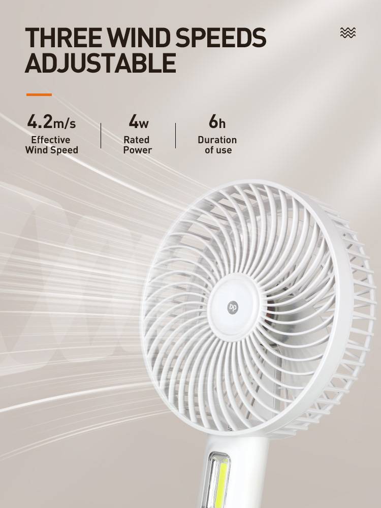 Foldable Desktop Portable Rechargeable Fan with Light-7624-detail-3