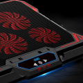 13-17 inch Gaming Laptop Cooler Six Fan Led Screen Two USB Port 2600RPM Laptop Cooling Pad Notebook Stand for Laptop