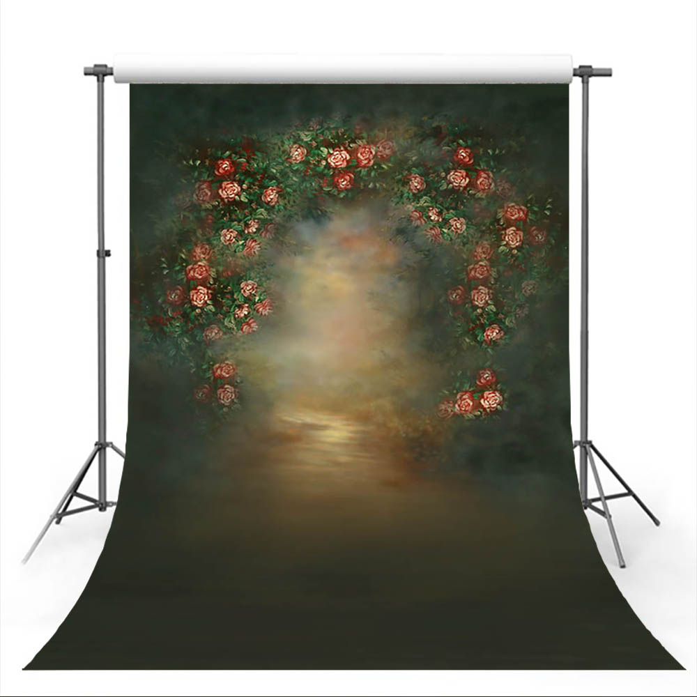 Vintage Flower Photography Backdrop Newborn Baby Children Maternity Artistic Portrait Background Photo Studio Prop