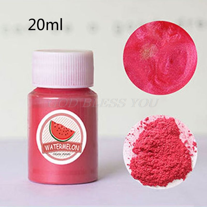 24 Colors Mica Mineral Powder Epoxy Resin Pigment Pearlescent Pigment Natural Mica Colorant Soap Makeup Jewelry Making