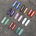 Natural Stone Double Hexagonal Point Beads Gemstone Hexagon Diy Beads For Jewelry (Approx 8x3MM)