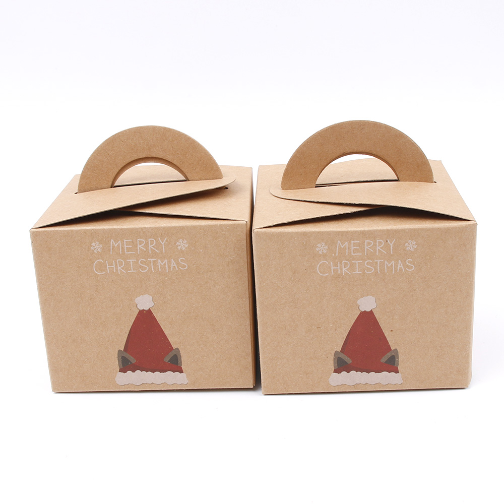 Likable Kraft Paper Box Christmas Eve Apple Box Bake West Point Boxes simple and fresh Dust-proof Home Organization High Sales