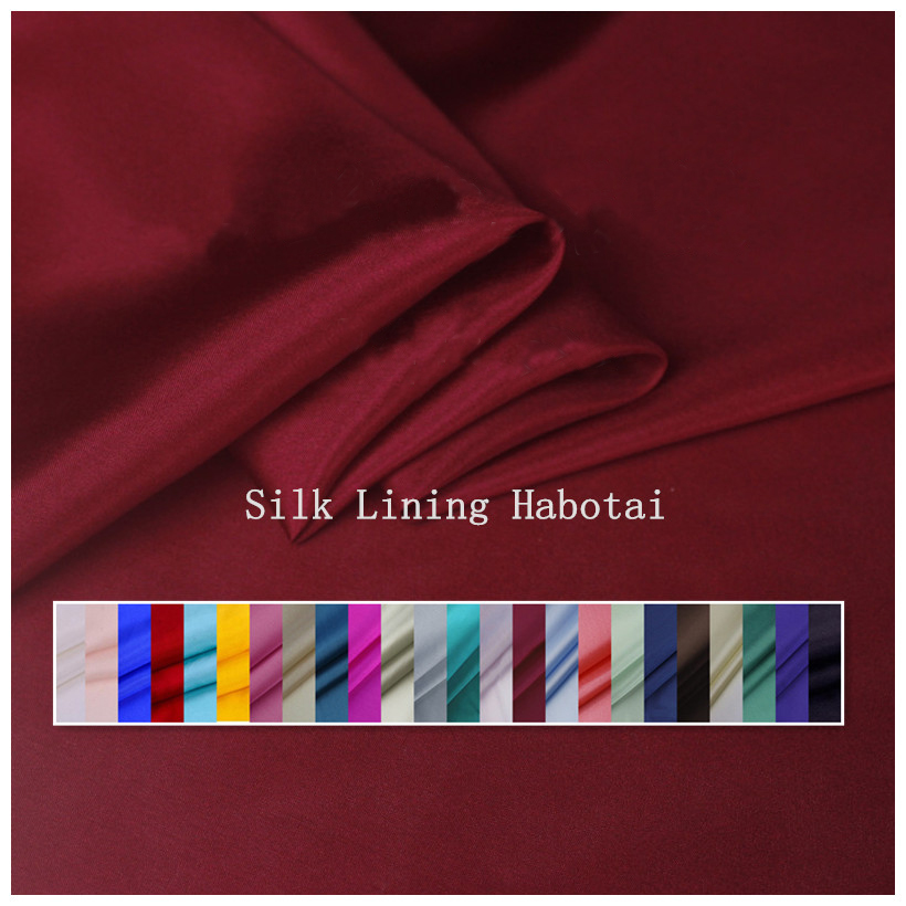 Pure Mulberry Silk Linings Habutai Fabric Tissu