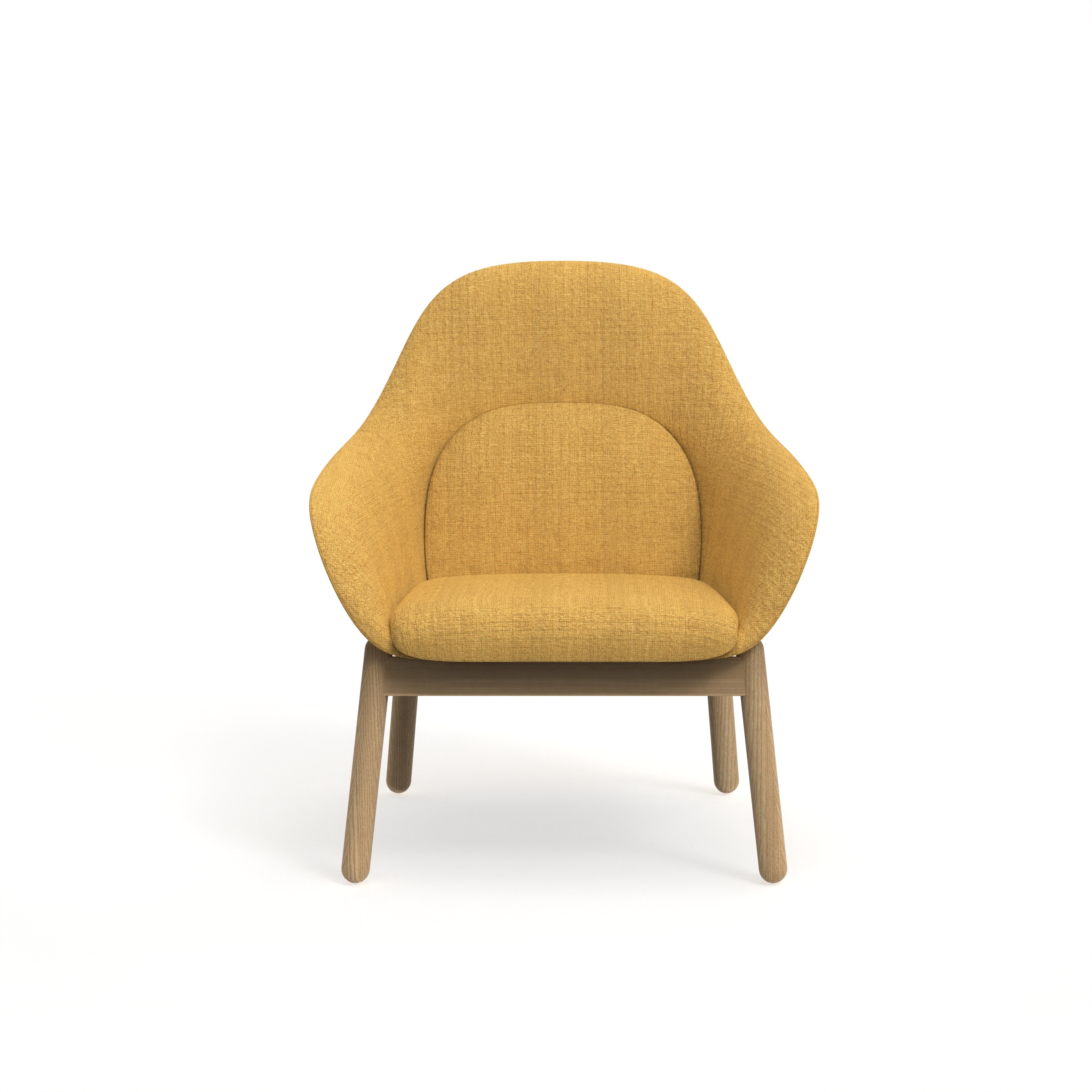 Cozy Fabric - clad Accent Chairs, Task Stools & Sling Chairs boasting Aesthetic Wooden Legs for Home Office Corners