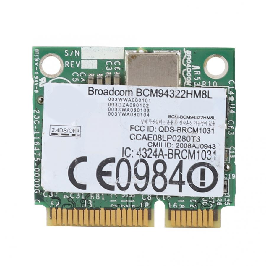 Dual Band 300Mbps Mini PCI-E Wireless Network Card For DELL E4200 E5500