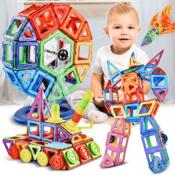 180pcs Big Size Magnetic Designer Magnet Building Blocks Construction Set Magnets Magnetic Blocks Educational Toys For Children