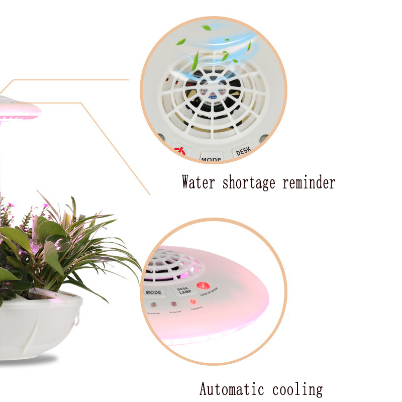 Intelligent Smart Planter Plant Pot Led Smart Plant Growth Light Lazy Planting Flower Pots Indoor Flower Vegetable Nursery Pot