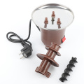 New Mini Chocolate Fountain Three Layers Creative Design Chocolate Melt With Heating Fondue Machine DIY Mini Waterfall Hotpot