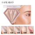 HANDAIYAN Diamond Highlighter Makeup Facial Bronzers Palette Glow Face Contour Shimmer Powder Illuminator Highlight TSLM2