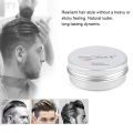 50g Natural Hair Wax Water Based Men Hair Styling Pomade Hair Strong Modeling Wax Cream Hairstyle Slicked Shiny Keep Wax