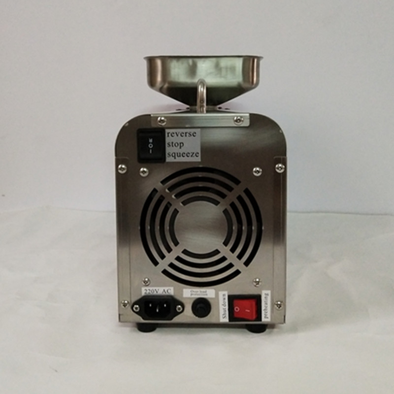 110V or 220V automatic cold press oil machine sunflower seeds oil extractor oil presser 300W