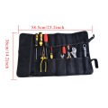 1PCs High Quality Multi-purpose Oxford Cloth Car Repair Kit Bag Screwdriver Plier Wrench Roll Repairing Tool Storage Bags