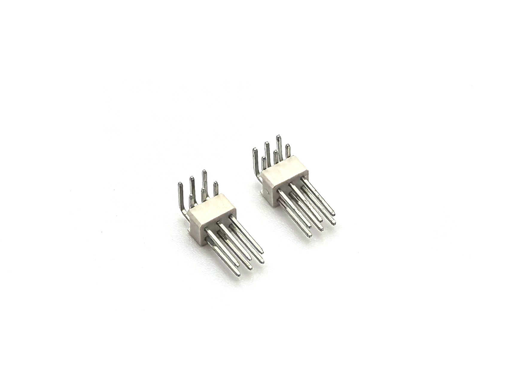 1.5mm Pitch Pin header Connector Dual Row Right Angle SQ0.4mm H2.5mm 2*3P