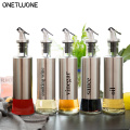 Stainless Steel Olive Oil Spray Bottle BBQ Baking Oil Vinegar Spray Bottles Water Pump Gravy Boats Grill Sprayer Kitchen Tools