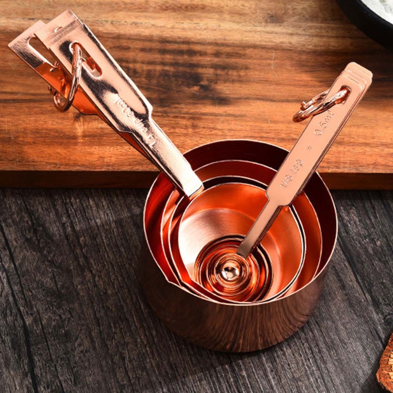 4/5/9pcs Stainless Steel Measuring Spoons Cups Set Baking Tea Coffee Scoop Measure Tools Kitchen Accessories