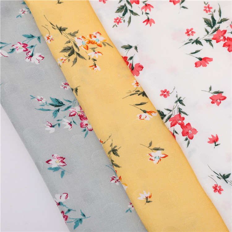 2020 latest stock lot soft custom fabric printing challis viscose floral poplin rayon printed fabric2