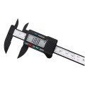 0-150mm vernier Caliper electronic digital plastic calipers ruler measuring tools LCD display diameter carbon fiber 1.5V battery