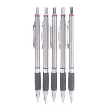 1Pcs Practical 2.0mm Metal Automatic Mechanical Pencils Simple Lead Holder School Stationery