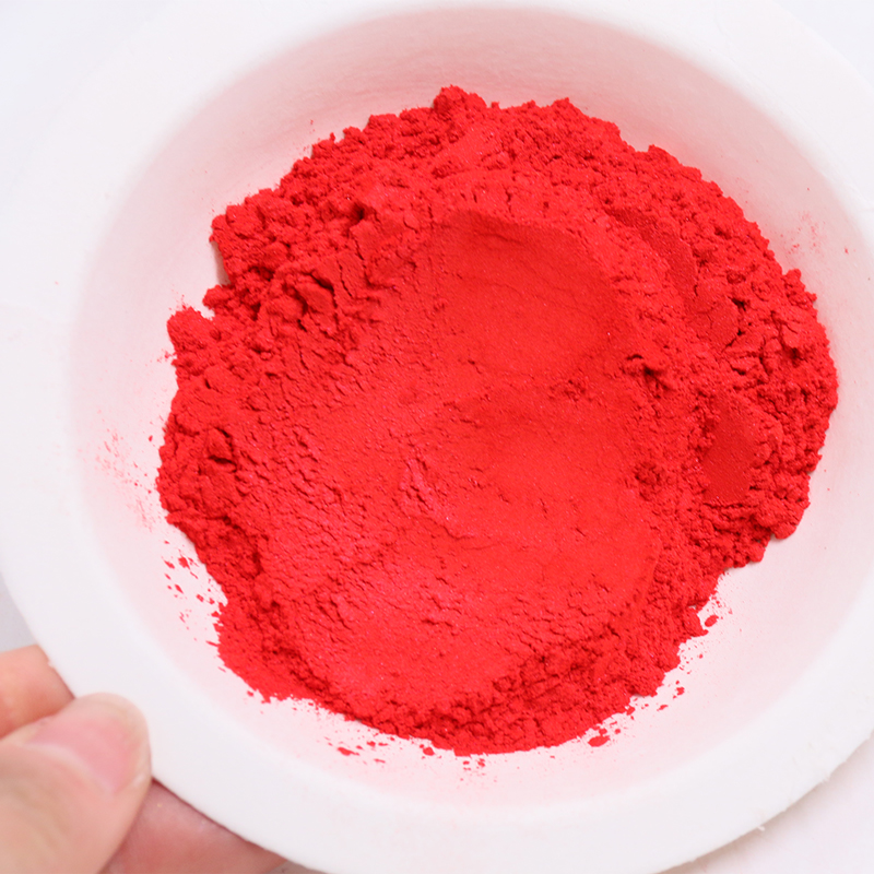 250g Pure Red Pearl Powder Acrylic Paint for Crafts Arts Car Paint Soap Eye Shadow Dye Colorant Chin