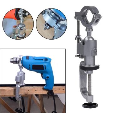 Mini Drill Holder Stand Clamp-on Electric Drill Bench for Electric Drill Stand 360 Rotating Drill Stand Holder for Home